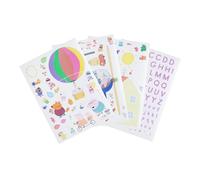 Pegatinas Personalizadas Peppa Pig para habitación Infantil - Producto Oficial, Pegatinas Reutilizables de Peppa y George para Decorar Sala de Juegos o Dormitorio, Incluye Letras para Personalizar
