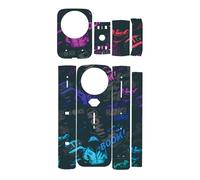 Pegatinas Piel para Cámara de Acción Adhesivo protector resistente a los arañazos Protección completa Personalidad Accesorios de moda Cámara de acción Pegatinas