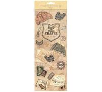 Pegatinas planas con símbolos de arena, adhesivas, parcialmente con efecto brillante, autoadhesivas, para decorar tarjetas de felicitación, álbumes de recortes y otras manualidades.