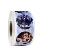 Pegatinas Positivas Para Niños,500 Uds Rollo De Dibujos Animados Animales Motivacionales Estudiantes Maestros Pegatinas De 1 Pulgadas Lindo Y Estimulante Niños