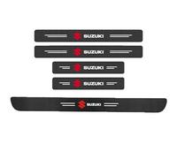 Pegatinas Protective de Umbral de Puerta de Coche para Suzuki Alto 2009-2014, Protectores de Umbral de Puerta de Coche de Fibra de Carbono Decoración para Estribos de Coche,5pcs