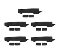 Pegatinas protectoras para cadena de bicicleta, parche suave antiarañazos con pegatinas para manguera de Cable, bicicleta de montaña, 5 Juegos de riesgo