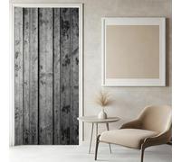 Pegatinas Puerta 3D Panel de Madera Industrial Pegatinas para Puertas de Campo Rústico Vinilo Decorativo Pegatina Pared Mural para Puerta Autoadhesivas Papel Pintado Puerta 80x200 cm f-561