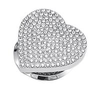 Pegatinas push start, pegatinas de estrás con purpurina para iniciar, accesorios interiores autoadhesivos para coche, cubierta en forma de corazón para iniciar