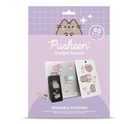 Pegatinas Pusheen impermeables y reutilizables : Paquete de pegatinas: 16 stickers KAWAII, Optimas pegatinas para móvil, ordenador, tablet, etiqueta para botellas