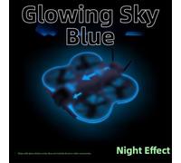 Pegatinas que brillan en la oscuridad, kit de calcomanías decorativas de vinilo para DJI Neo 2 Cuerpo con diseño luminoso creativo Visibilidad nocturna (azul)
