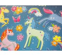 Pegatinas que brillan en la oscuridad - Unicornios - Coloreado