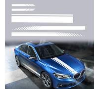 Pegatinas Rayas capó Coche,para Benz E-Class W123、W124、W210、W211、W212、C207、A207、W213、W214 Auto Racing Body Stripe Lateral Falda Techo Modificado Calcomanía Rayas Decoración,B