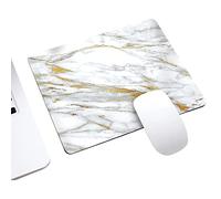 Pegatinas Real Cuadrado, mármol, Redondo, de Goma, Lavable, para computadora portátil, para Oficina, Base Antideslizante, ratón con Almohadilla de, Alfombrillas para Alfombrilla (C, One Size)