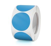 Pegatinas Redondas Azul 38mm Etiquetas Autoadhesivas De Codificación Por Colores Rollo De Pequeños Puntos De Marcado Pegatinas Redondas 500 Unidades