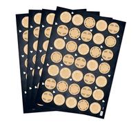 Pegatinas redondas para escribir a mano, Set de 140: etiquetas adhesivas decorativas para regalos y envases, pegatinas boda para escribir, sin texto, etiquetas personalizadas, natural, Ø 3,2 cm