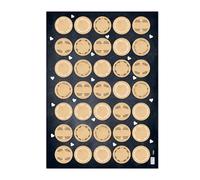 Pegatinas redondas para escribir a mano, Set de 35: etiquetas adhesivas decorativas para regalos y envases, pegatinas boda para escribir, sin texto, etiquetas personalizadas, natural, Ø 3,2 cm