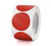 Pegatinas Redondas Rojo 38mm Etiquetas Autoadhesivas De Codificación Por Colores Rollo De Pequeños Puntos De Marcaje Pegatinas Redondas 500 Unidades