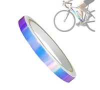 Pegatinas Reflectantes | Cinta de Alta Visibilidad para la Noche,Adhesivos de Advertencia | Para coches, camiones, bicicletas, motos, remolques, cascos, parachoques, cuadros, neumáticos y llantas