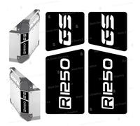 Pegatinas reflectantes compatibles con Givi Monokey Trekker Outback Baúl de aluminio Top Case 42 58 ltr Motorrad R 1250 GS R1250 R1250GS (negro)