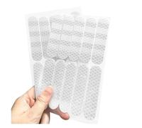 Pegatinas reflectantes de seguridad for cascos: películas y tiras reflectantes de advertencia for motocicletas y bicicletas(White)