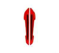 Pegatinas reflectantes de seguridad para parachoques y espejo retrovisor, con tecnología de doble cara y microprisma para una visibilidad óptima (rojo)