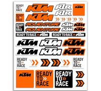 Pegatinas Reflectantes de Vinilo para Motocicleta KTM 390 790 890 990 1190 Adventure 1290 Super Listo para Correr (FG-KTMX04)