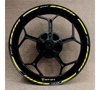 Pegatinas Reflectantes Llantas Motocicleta para Yamaha para MT07 Pegatinas Buje Rueda Modificado Calcomanías de protección(Style 8)