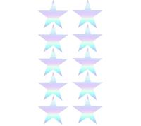 Pegatinas reflectantes para bicicleta, 10 unidades de colores adhesivos reflectantes para bicicletas, cada estilo tiene un brazo de seguridad decorativo característico en la tira del borde de las