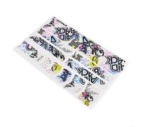 Pegatinas reflectantes para bicicleta, cinta protectora para cuadros para mejorar la visibilidad (B)