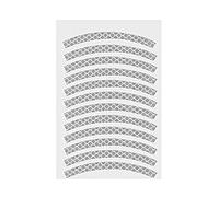 Pegatinas reflectantes para bicicletas, cinta adhesiva nocturna para camiones, bicicletas, reflectores