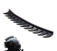 Pegatinas reflectantes para casco, de Mohawk, diseño de de gallo, de alta intensidad, tiras de goma autoadhesivas para monopatín, motos de cross, ciclismo, cascos no incluidos