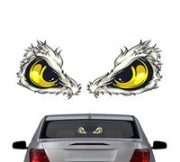 Pegatinas reflectantes para los ojos del coche - Pegatina de cautividad de conducción nocturna 3D para la evaluación | Pegatinas divertidas para coches con elegante construcción resistente para