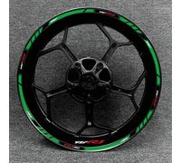 Pegatinas Reflectantes para Rueda Delantera Y Trasera De Motocicleta, Juego Decorativas para Llantas 17 Pulgadas para Yamaha ZF R1(Style 24)