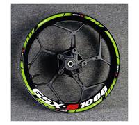 Pegatinas Reflectantes para Rueda Motocicleta Cinta Impermeable Rayas para Llanta para Suzuki GSXS1000 Gsx-s 1000 R Gsxs/1000/R/S1000/S(Style 7)