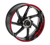 Pegatinas Reflectantes para Ruedas De Motocicletas, Decorativas para Llantas A Prueba Agua para Yamaha para Fazer FZ1/FZ6/ABS(Style 1)