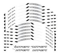 Pegatinas Reflectantes para Ruedas De Motocicletas para Yamaha Tracer 700 900 850 MT07 MT09 MT-07 MT-09 Adhesivo Cubo Rueda(Color18)