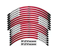 Pegatinas Reflectantes Rueda De Motocicleta para Suzuki V-Strom 250 SX Vstrom 1000 1050 XT DL 650, Accesorios Decorativos para Llantas Motocross