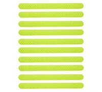 Pegatinas reflectoras para automóviles con diseño multicolor, fuerte adherencia y resistencia a la abrasión para espejo retrovisor y aplicación exterior (verde)