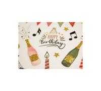 Pegatinas - REGALO GLOBAL - Feliz Cumpleaños - Multicolor - Diseño exclusivo - 17 x 15 cm