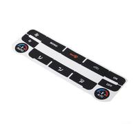 Pegatinas Reparación de Botones, Pegatinas de reparación de botones de control de clima de CA unidades de aire acondicionado Ford S Max, calcomanías de vinilo para restaurar la visibilidad del botón