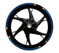 Pegatinas Ruedas Adhesivos Reflectantes para Llantas De Motocicleta para CFMOTO 150NK, 250SR, 300NK, 300SS/SR, 400NK, 400GT, 650NK, 650GT Y 650MT Calcomanías Llantas Moto