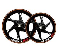 Pegatinas Ruedas Adhesivos Reflectantes para Llantas De Motocicleta para CFMOTO 250SR, 250NK, 650NK, 650SR, 450SR Y Kit Protector Calcomanías Llantas Moto