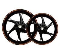 Pegatinas Ruedas Adhesivos Reflectantes para Llantas De Motocicleta para CFMOTO 250SR, 250NK, 650NK, 650SR, 450SR Y Kit Protector Calcomanías Llantas Moto