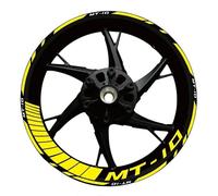 Pegatinas Ruedas Adhesivos Reflectantes para Llantas De Motocicleta para Yamaha MT10 MT-10 MT 10 2019-2023. Kit Pegatinas para Buje Y Llanta Calcomanías Llantas Moto
