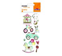 Pegatinas sceny scrap & deco carrusel relieve
