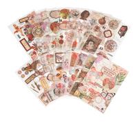 Pegatinas Scrapbooking Materiales Vintage Bullet Journal Stickers, Aufkleber para Impermeable Álbumes Recortes Diario Decorativas Retro Aesthetic (Jardín de Castillo)
