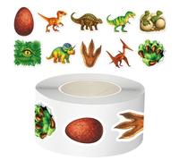 Pegatinas sobre | Lindo dinosaurio adhesivo - Decoración de aula, pegatinas de sellado - para diario, botella, maleta, bolsas de pan, cajas, manualidades, pared, ética