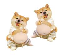 Pegatinas Squeeze | Papelería Temática Animal con Vientre Suave - Perros 3D Aprieta y Relaja | Para Scrapbook Diario Botella Portátil Móvil Maleta Taza