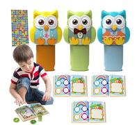 Pegatinas Stamper Juguetes, pegatinas de animales para niños - Libros de actividades con pegatinas - Juguetes de viaje para y niñas a partir de 3 años, actividades de avión, artesanía