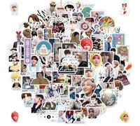 Pegatinas Stray Kids, 100 Piezas Stray Kids Stickers, StrayKids Pegatinas Kawaii, Kpop Pegatina, Impermeables Pegatina para Botellas de Agua, Portátil, Monopatín, Bicicleta, Equipaje