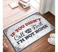 Pegatinas suaves para dormitorio con texto en inglés "If You Didn't Call First I'm Not Home"