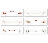 Pegatinas Temporales Navideñas Para El Rostro, Maquillaje, Pegatinas De Fiesta, Pegatinas De Renos Y Copos De Nieve. A194