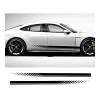 Pegatinas universales de PVC para Puerta de Coche, Tiras Deportivas, Vinilo Decorativo para faldones Laterales, Accesorios de Tuning Externo.