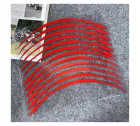 Pegatinas Universales Llantas Motocicleta 17'' | Accesorios Coración Tiras Calcomanías Reflectantes Para Rues 17 Pulgas